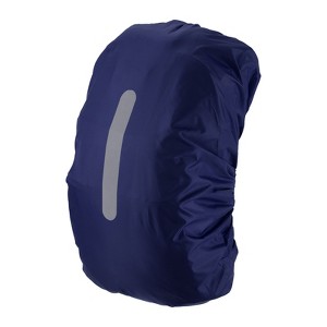 Unique Bargains Waterproof Backpack Rain Cover with Vertical Reflective Strap - 1 of 4