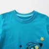 MyKids-USA Summer Boys’ Rocket and Stars Cartoon Pattern T-shirt in European and American Style - 4 of 4