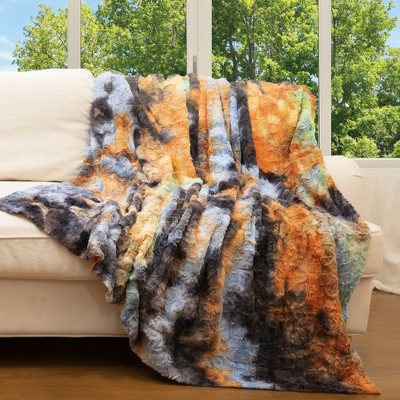 Cheer Collection Ultra Soft Multi Colored Throw Blanket