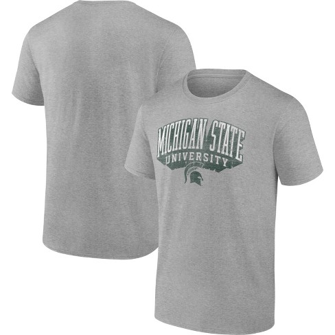 NCAA Michigan State Spartans Men's Short Sleeve Gray T-Shirt - image 1 of 3