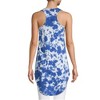 Elevenparis Womens High Low Racerback Tank Top, Blue, X-Small - 4 of 4