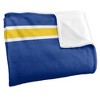 Mcneese State University Primary Logo Stripes Silky 50x60 Blanket, 1 Sided - 3 of 4