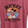 Women's - Disney - Mickey Surf School Short Sleeve Graphic T-Shirt - image 2 of 4