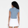 Women's Slim Fit Short Sleeve Mock Turtleneck T-Shirt - Wild Fable™ - 3 of 4