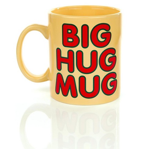 Just Funky Big Hug Mug 16oz Ceramic Coffee Mug