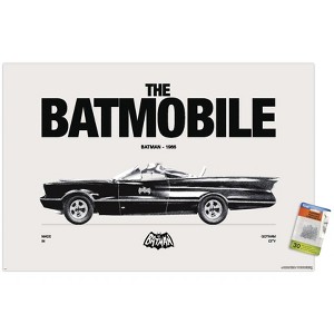 Trends International DC Comics Batman: 85th Anniversary - The Batmobile 1966 Unframed Wall Poster Prints - 1 of 4