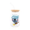 Silver Buffalo Disney Lilo & Stitch Elvis Stitch 16-Ounce Glass Tumbler With Lid and Straw - 3 of 4