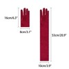 INSPIRE CHIC Women's Velvet Elbow Length Full Finger Gloves - 2 of 4