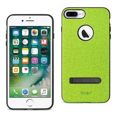 Reiko iPhone 8 Plus/ 7 Plus Rugged Texture TPU Protective Cover in Green