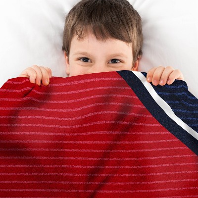 Sleep Squad US Soccer Federation Logo 60 x 80 Raschel Plush Blanket