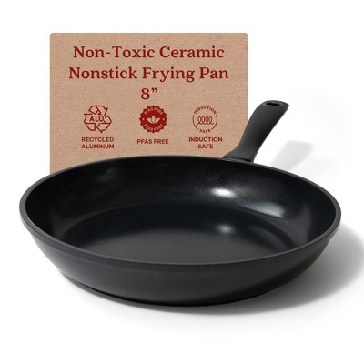 Alva Energy Black Aluminum Nonstick Ceramic Frying Pan Skillet