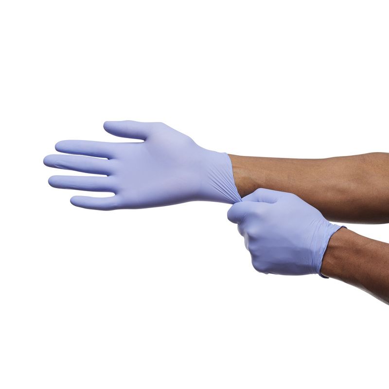 McKesson Confiderm 3.5C Disposable Nitrile Exam Glove Standard Cuff Length Size Large, 4 of 5