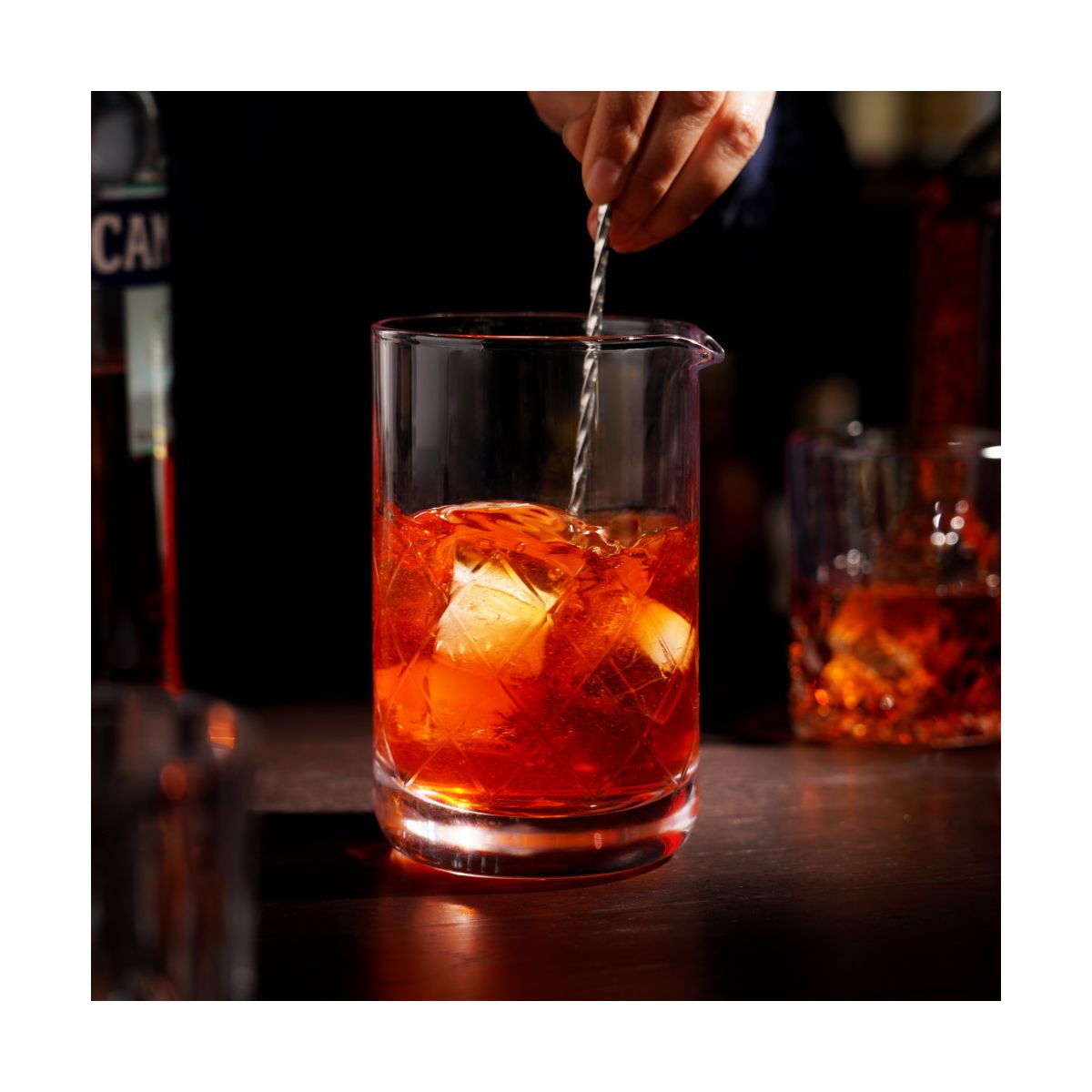 Viski Cocktail Mixing Glass, Crystal Pitcher,Clear - thumbnail 7