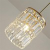Siljoy 1- Light Gold Crystal Linear Pendant Light - 2 of 4