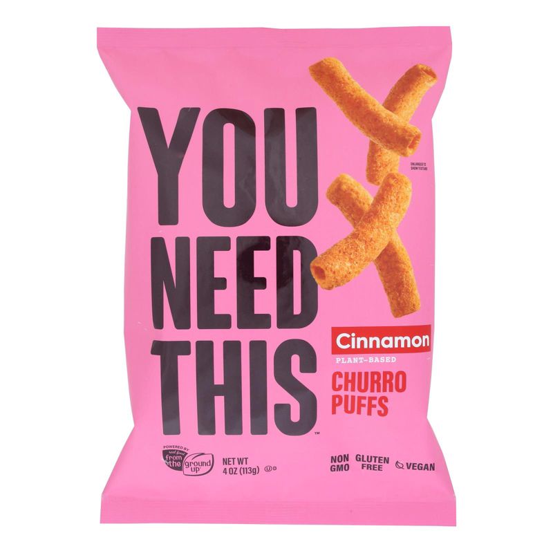 You Need This Cinnamon Churro Puffs - Case of 12/4 oz, 2 of 7