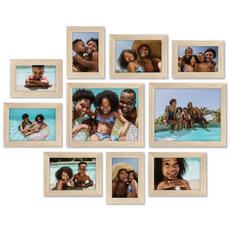 Americanflat Set of 10 Picture Frames - Gallery Wall 8x10, 5x7, 4x6 Frames, 4 of 7