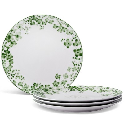 Noritake Bloomington Road Green Set of 4 Dinner Plates