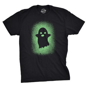 Glowing Ghost Glow In The Dark Shirt Scary Halloween T Shirt Cool Disguise Tee - Crazy Dog Men's T Shirt - 1 of 4