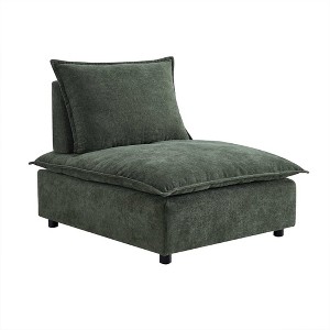 CAVINAS Chenille Accent Chair with Moveable Backrest Pillow,Modern Upholstered Living Room Chairs,Reading Chairs for Living Room - 1 of 4