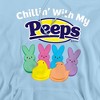 Peeps Easter Chillin' With My Peeps Adult Pull-Over Hoodie - 2 of 4