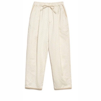 Women's Chai Jacquard Drawstring Trousers - SISTER JANE