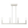 Livex Lighting Solna 4 - Light Chandelier in  Brushed Nickel - 3 of 4