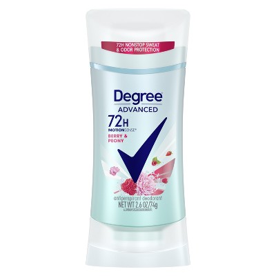 Degree Advanced Antiperspirant Deodorant Berry & Peony, 2.6 oz