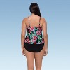 Trimshaper Women's Ronnie Two Tier Ruffle Tankini Swimsuit Top - 3 of 3