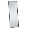 Elegant Lighting Metal frame rectangle mirror 24 inch in Black - 4 of 4