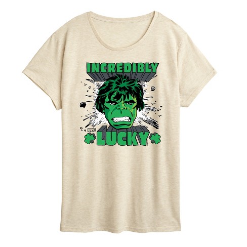 Women's - Marvel - St Patrick's Day Incedibly Lucky Short Sleeve Graphic T-Shirt - image 1 of 3