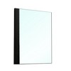 Royal Hampton Dresser Mirror, 40 Inch, Sleek Piano Black Wood, Frameless Design - 2 of 4