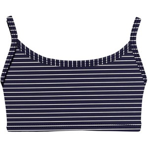 City Threads USA-Made Girls UPF 50+ Printed Bikini Swim Top - 1 of 4