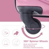 Whisen 4-Piece Set(16/20/24/28 in.) Luggage Sets ABS Lightweight Suitcase with TSA Lock and Rotating Wheels - 3 of 4
