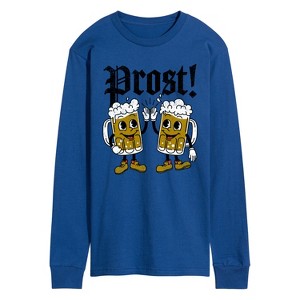 Men's - Instant Message - Oktoberfest Prost Beers Long Sleeve Graphic T-Shirt - 1 of 4