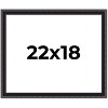 PosterPalooza | Antique Red Picture Frame - UV Acrylic, Backing Board, Hanging Hardware Included - 2 of 4