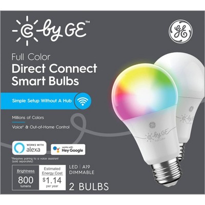 General Electric 2pk Aline Color LED Light Bulbs