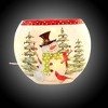 Stony Creek 6.25 In Festive Snowman Oval Vase Electric Pre-Lit Christmas Novelty Sculpture Lights - 2 of 3