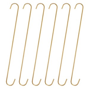 Unique Bargains High Manganese Steel S-shaped Durable Hooks and Hangers 6 Pcs - 1 of 4