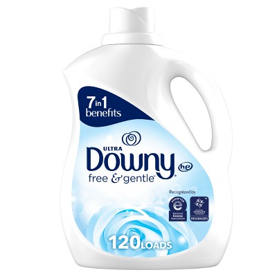 Image of Downy Ultra Free & Gentle Liquid Fabric Conditioner - Unscented - 88 fl oz