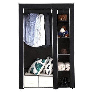 GustoWave 5-Layers Portable Closet Storage Organizer Clothes Wardrobe, Storage Clothes Organizer, Wardrobe Closet Organizer for Bedroom