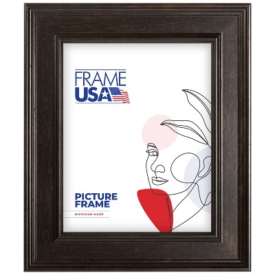 Café Beveled 8X12 inch Espresso Single Image Picture Frame
