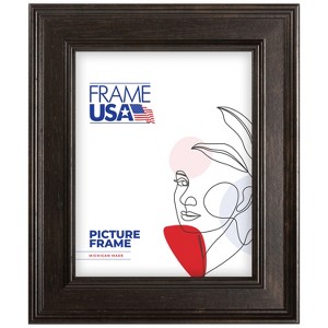 Café Beveled 8X12 inch Espresso Single Image Picture Frame - 1 of 3