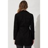 Womens Long Sleeve Open Front Cardigan Fall Winter Casual Lapel Oversized Coat Warm Jackets with Belt - 3 of 3