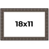 PosterPalooza | 18x11 Modern Bamboo Picture Frame, UV Acrylic, 5 Finishes - 2 of 4