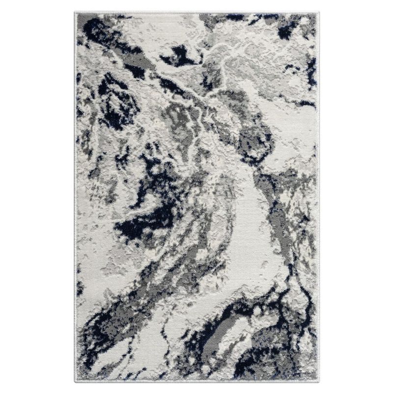 Luxe Weavers Abstract Marble Area Rug, 3 of 14