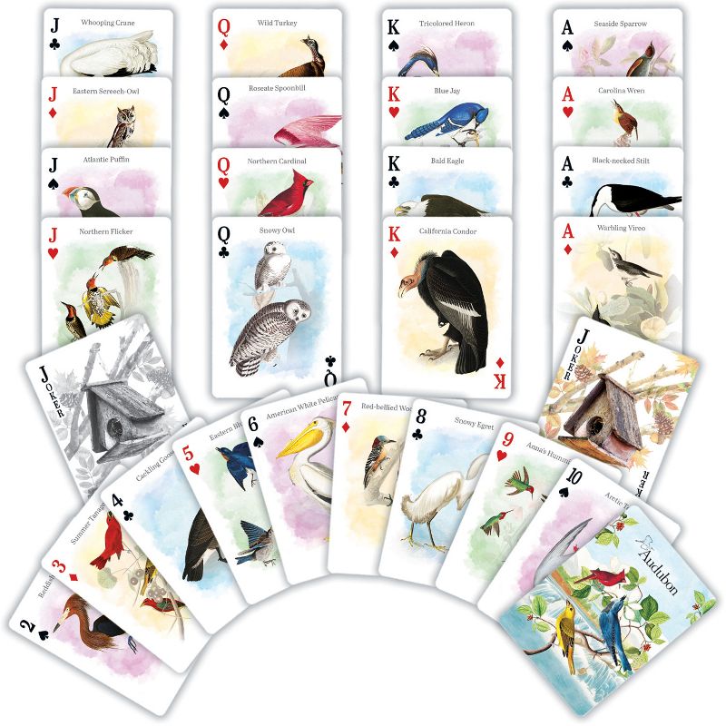 MasterPieces Officially Licensed Audubon Playing Cards - 54 Card Deck for Adults, 3 of 6