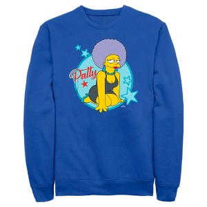 Men's The Simpsons Patty Portrait Sweatshirt - 1 of 4