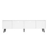 16 Colors LED TV Stand With Remote Control Cable Management Media TV Console Entertainment Center - 3 of 4