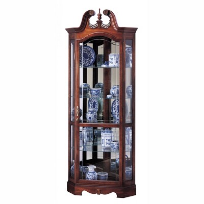 Howard Miller 680205 Howard Miller Berkshire Curio Cabinet 680205 Windsor Cherry