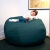 Big Joe Bean Bag Chair with Removeable Cover, Foam Filled, Multiple Sizes and Fabrics, All Ages - 2 of 4